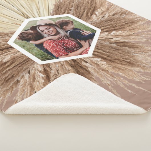 Rustige Neutrale kleuren aangepaste foto's Sherpa Deken (3/4)