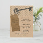 Rustige New Home Housewarming Party Kaart (Staand voorkant)