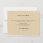 Rustige, niet-gedempte receptie kaart (Voorkant)