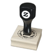 rustige nieuwe mexico - kerst - retouradres voor k rubberstempel (Stempel)