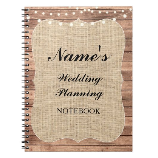 Rustige notities voor het bundelen van de bruiloft notitieboek (Voorkant)