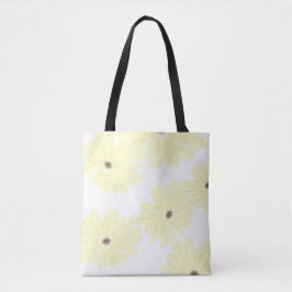 Rustige ochtend gele bloemen tote bag