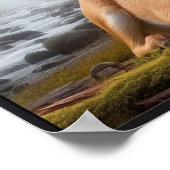 Rustige ochtend in de Bossen met optioneel Lijst Poster (Hoek)