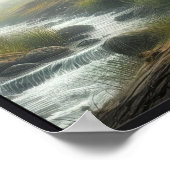 Rustige ochtend in de Bossen met optioneel Lijst Poster (Hoek)