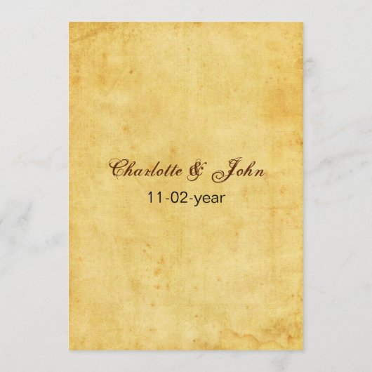 rustige octopus strandtrouwmenukaarten menu (Achterkant)