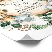 Rustige Oerwoud Safari Animals Momosa Bar Drink Si Poster (Hoek)