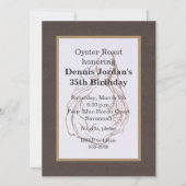 Rustige oester - Uitnodiging (Voorkant)