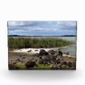 Rustige oevers van Lake Bolac Fotoblokken (Voorkant)