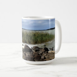 Rustige oevers van Lake Bolac Koffiemok
