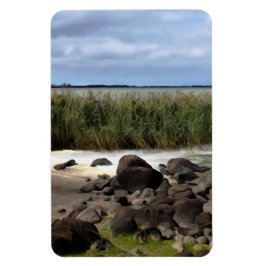 Rustige oevers van Lake Bolac Magneet