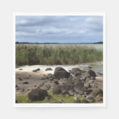 Rustige oevers van Lake Bolac Servet (Voorkant)