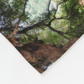 Rustige Olijfboom Fleece Deken (Hoek)