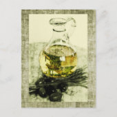 rustige olijfolie - briefkaart (Voorkant)