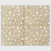 Rustige omdraai om de ronde kerstboom cadeaupapier (Vlak)