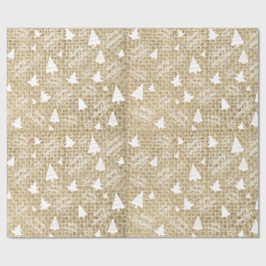 Rustige omdraai om de ronde kerstboom cadeaupapier (Vlak)