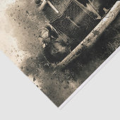 Rustige ontkoppeling van vrachtwagens tissuepapier (Detail)