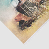 Rustige ontkoppeling van vrachtwagens tissuepapier (Detail)