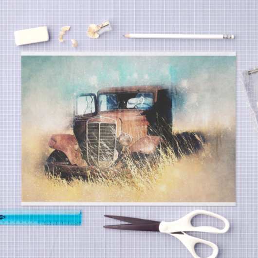 Rustige ontkoppeling van vrachtwagens tissuepapier (Craft)