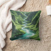 Rustige ontsnapping - de sereniteit van Natuur in Kussen (Deken)