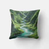 Rustige ontsnapping - de sereniteit van Natuur in Kussen (Achterkant)