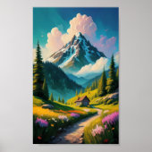 Rustige ontsnapping uit de Alpen Poster (Voorkant)