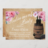 Rustige  onttrekking van de wijnloop kaart (Voorkant / Achterkant)