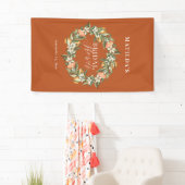 Rustige oranje botanische vrijgezellenfeest van ci spandoek (Insitu)