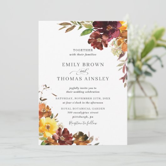 Rustige Oranje bruinkoolbrij Kaart (Staand voorkant)