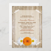 Rustige Oranje Daisy Bridal Shower Kaart (Voorkant / Achterkant)