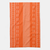 Rustige Oranje moderne keukenhanddoek (Verticaal)