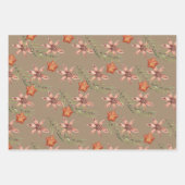 Rustige Oranje plakken Anise Star Cinnamon Sticks Inpakpapier Vel (Voorkant)