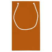 Rustige Oranje wastas Klein Cadeauzakje (Achterkant)