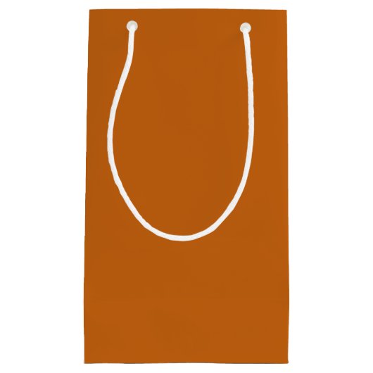 Rustige Oranje wastas Klein Cadeauzakje (Voorkant)