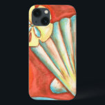 Rustige Oranje zeeschelpen Case-Mate iPhone Case<br><div class="desc">Ga op het warme zand liggen en zoek de verborgen schatten. Dit schilderij van Nancy Slocum beschrijft het prachtige waterleven dat aan land werd gevonden. Het vangt de mooie oranje zeeslag,  een oranje zeester en een levendige blauwe zanddollar. Haal vandaag je mooie oceaankunst op je volgende Zazzle-product.</div>