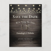 Rustige oude Barn Wood sparen de Datum Briefkaart (Voorkant)