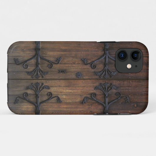 Rustige oude houten deur Case-Mate iPhone case (Achterkant (horizontaal))