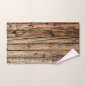 Rustige oude houten wagon bad handdoek (Handdoek)