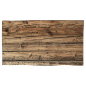 Rustige oude houten wagon kussensloop (Voorkant-Links)