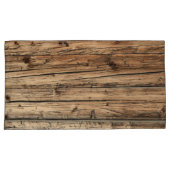 Rustige oude houten wagon kussensloop (Voorkant-Rechts)