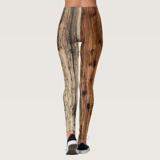 Rustige oude houten wagon leggings (Achterkant)