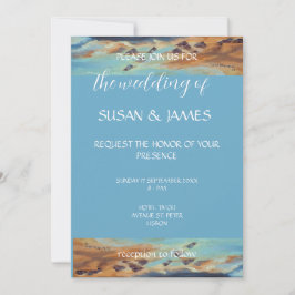 Rustige oude roeiboot op stiits Uitnodiging