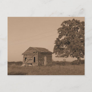 Rustige oude schuur briefkaart