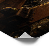 Rustige oude treinen poster (Hoek)