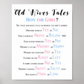 Rustige Oude vrouwen Tales Baby shower Poster (Voorkant)