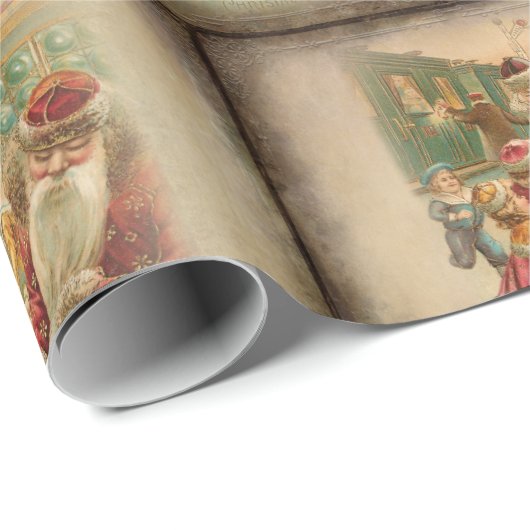  Rustige Oude Wereld kerstkledij Cadeaupapier (Rol Hoek)