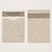 Rustige overlapping en  loopbeeldscherm visitekaartjes (Voorkant /achterkant)