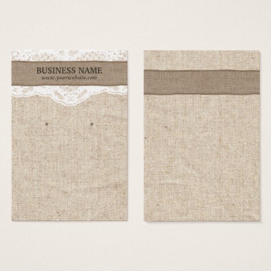 Rustige overlapping en loopbeeldscherm visitekaartjes (Voorkant /achterkant)