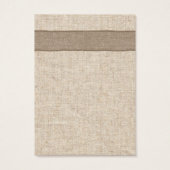 Rustige overlapping en  loopbeeldscherm visitekaartjes (Achterkant)