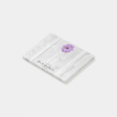 Rustige Paarse Daisy Persoonlijke opmerkingen Post-it® Notes (Schuin)