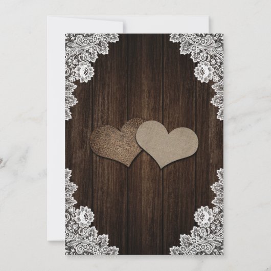 Rustige Paarse en blauwe bruiloft Save The Date (Achterkant)